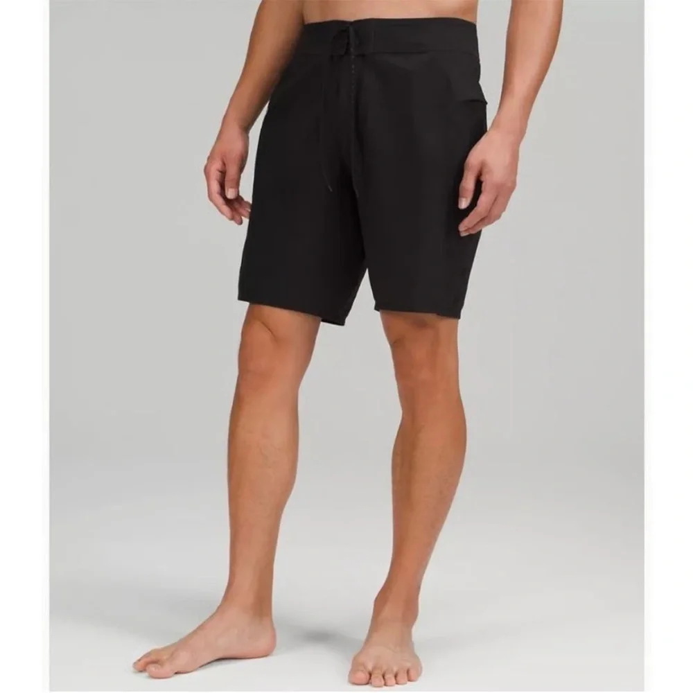 lululemon current wave Men's Black Board‎ Shorts